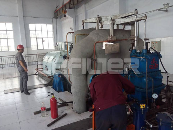 我公司配套青島汽輪機雙筒潤滑油過濾器在天山熱電廠現(xiàn)場安裝調(diào)試